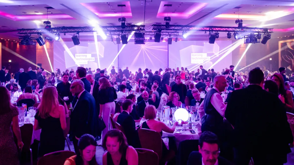 The Learning Technologies Awards 2026 gala evening is on 11 November, London